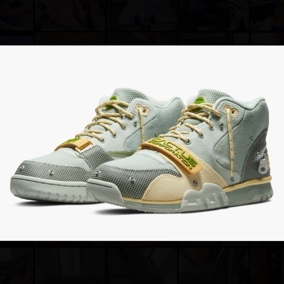 Travis Scott-Grey Haze AIR TRAINER 1 SP Nike Collab size 6 Mens (7.5 Wmns) *New* - Picture 2 of 11